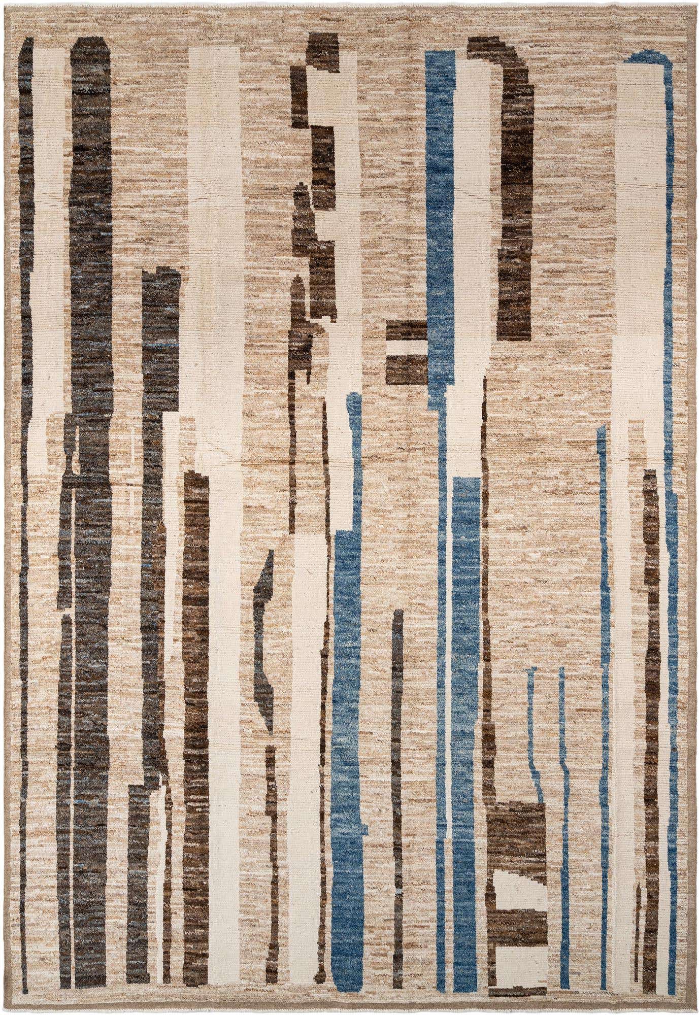 9' 9 x 14' 2 Hand Knotted Beni Marok Rug