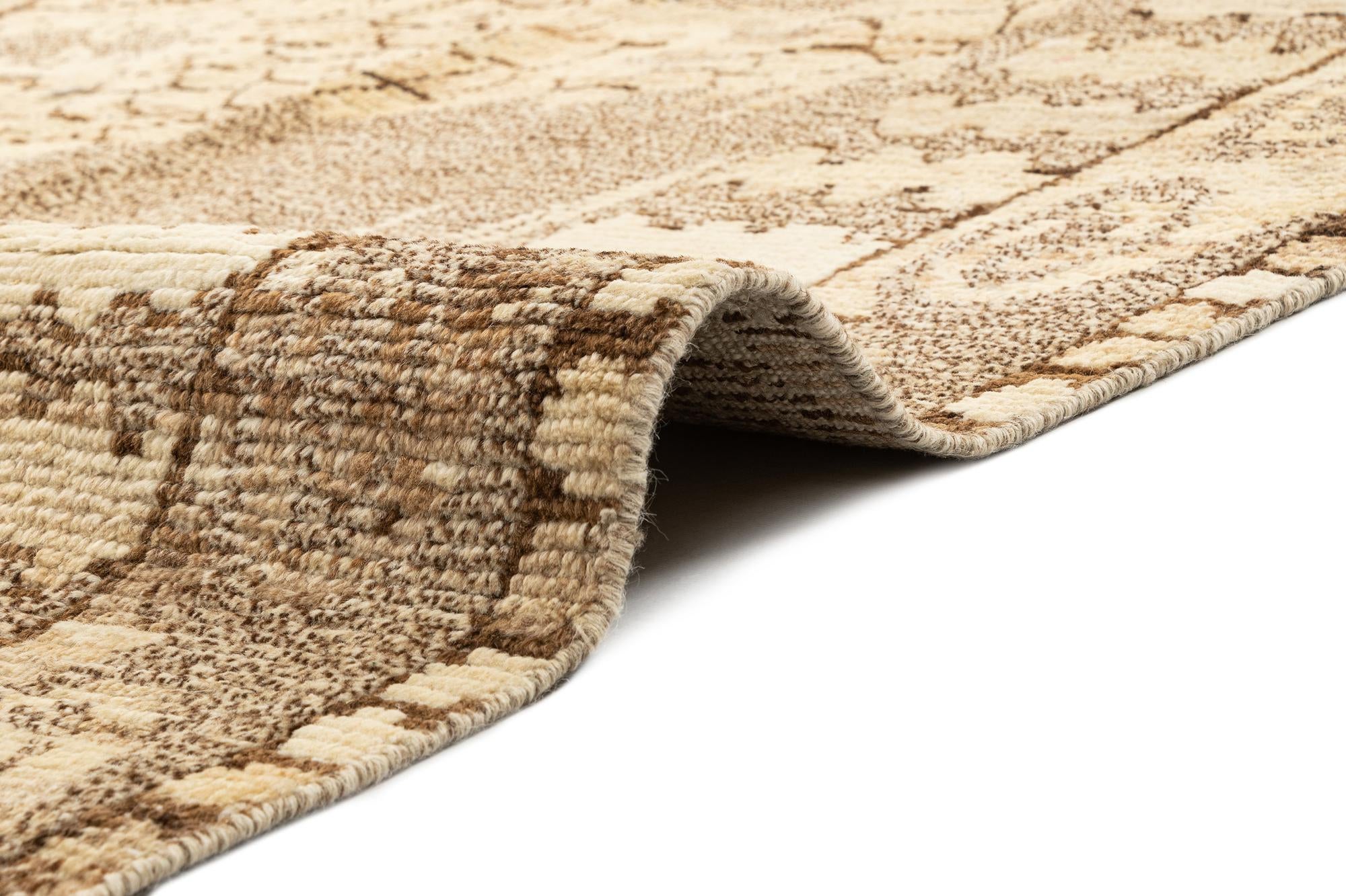 10' 5 x 14' 4 Hand Knotted Beni Marok Rug
