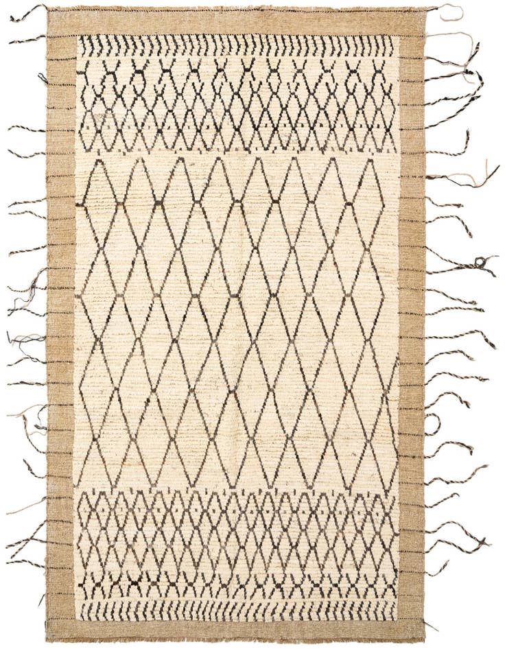 Detail image of 5' 9 x 8' 3 Beni Marok Rug