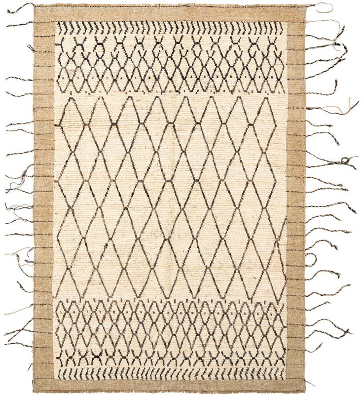 Detail image of 5' 9 x 8' 3 Beni Marok Rug