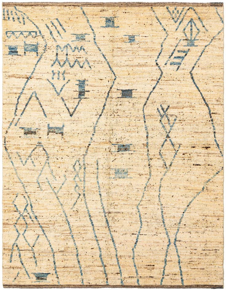 Detail image of 5' 10 x 8' Beni Marok Rug