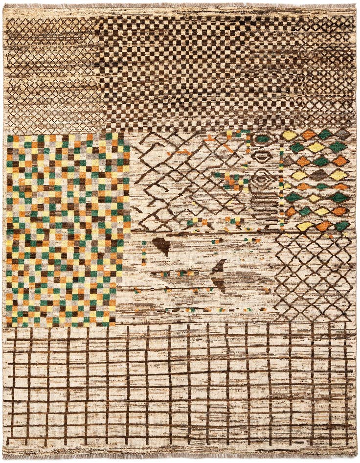 Detail image of 5' 5 x 7' 9 Beni Marok Rug