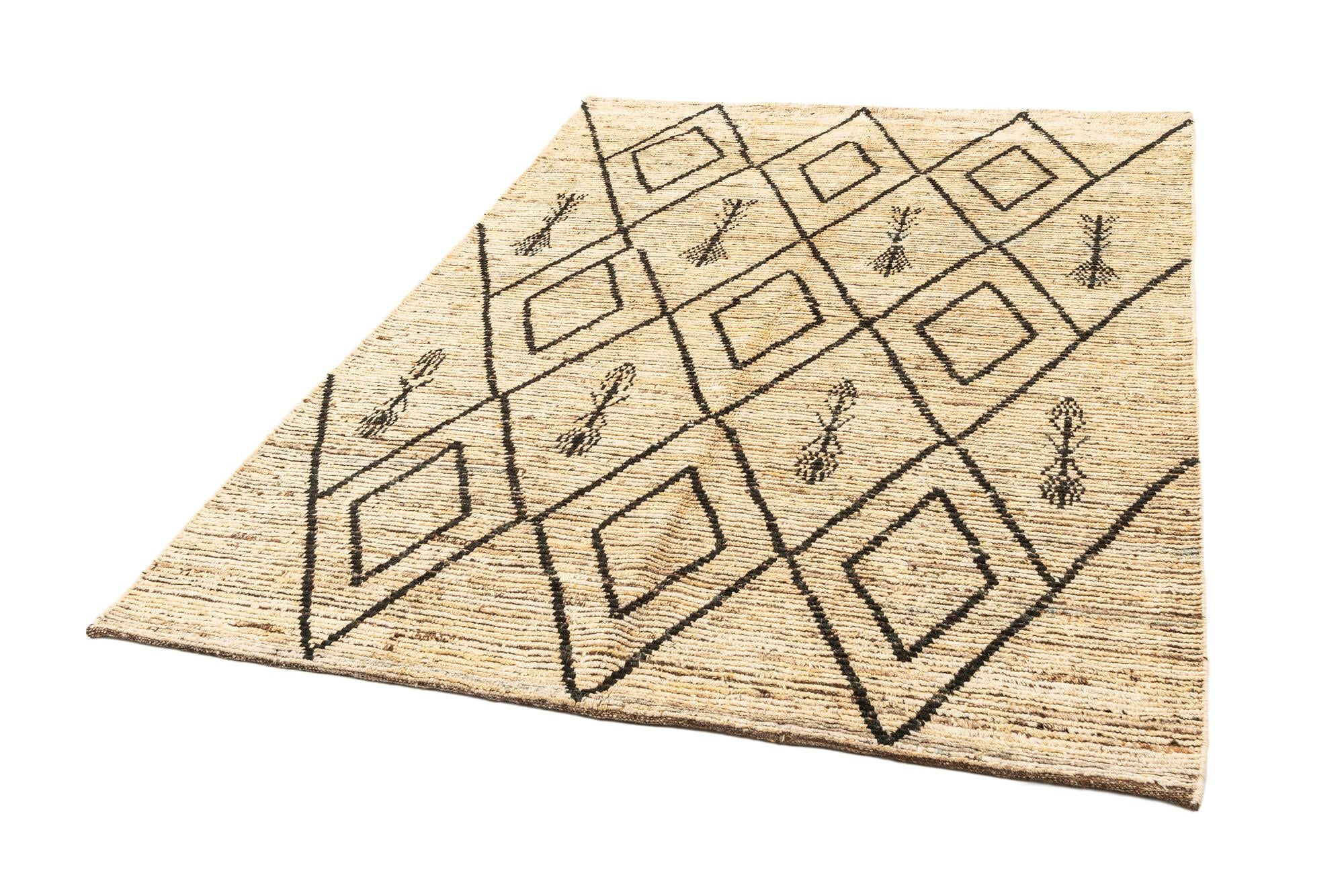 5' 9 x 8' 3 Beni Marok Rug