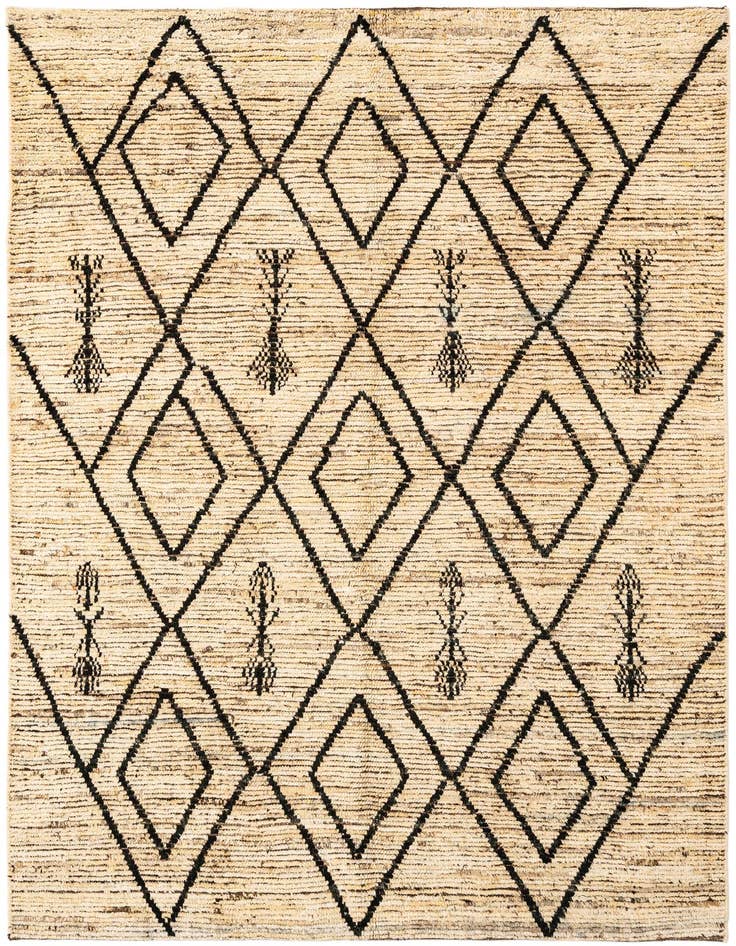 Detail image of 5' 9 x 8' 3 Beni Marok Rug
