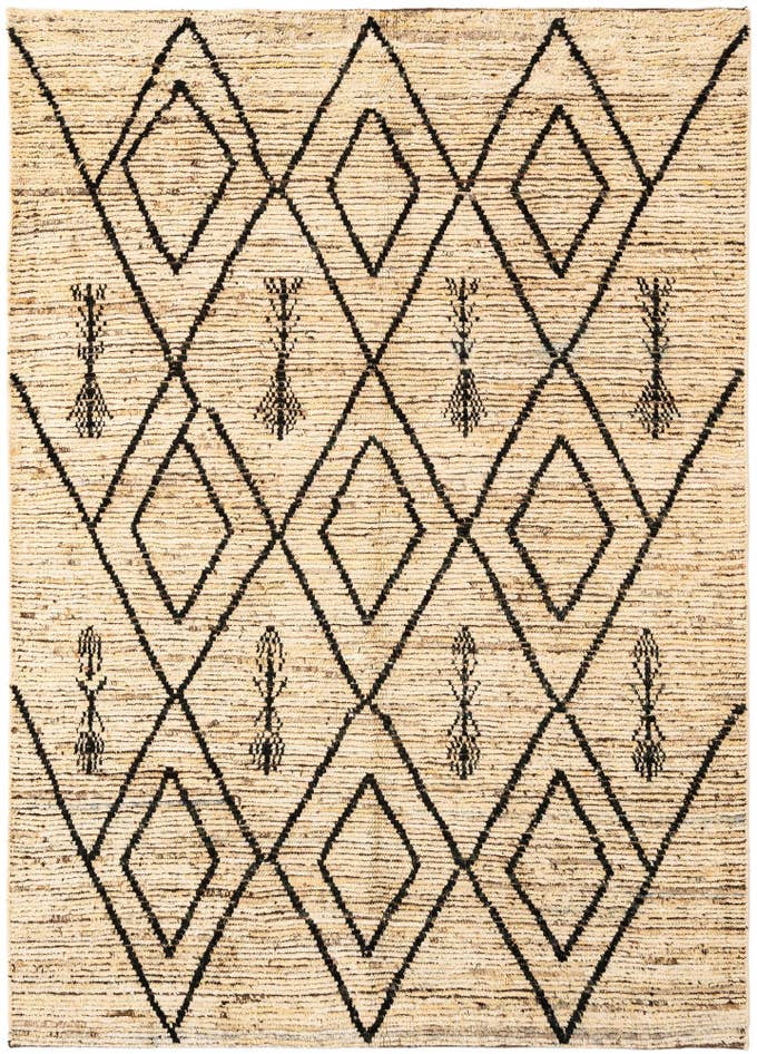 Detail image of 5' 9 x 8' 3 Beni Marok Rug