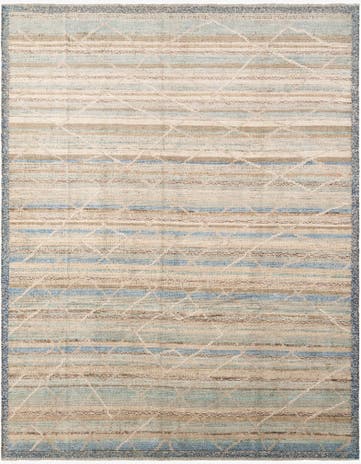 9' 6 x 11' 9 Hand Knotted Beni Marok Rug