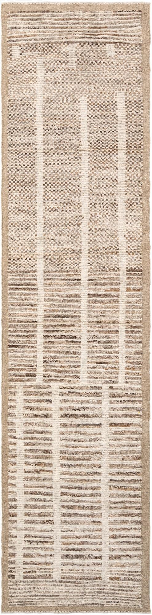 2' 11 x 12' 5 Hand Knotted Beni Marok Rug