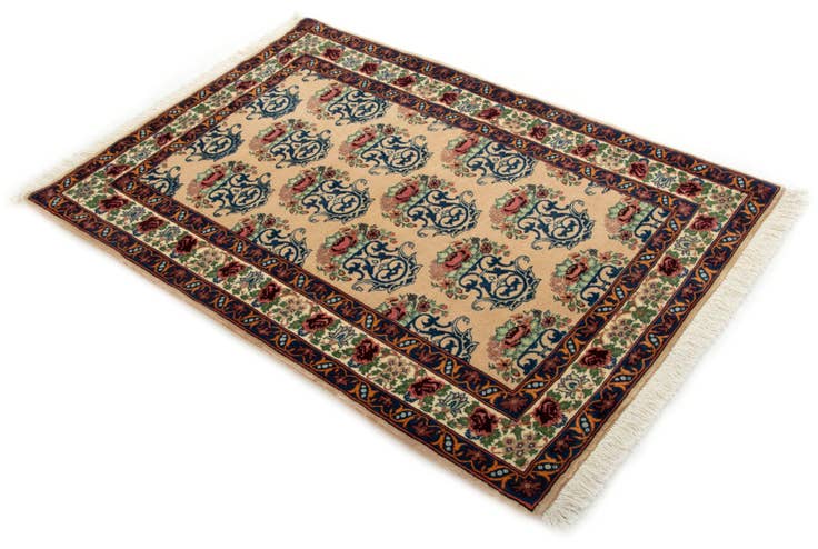 Detail image of 3' 3 x 4' 7 Hand Knotted Bidjar Persian Wool Rug