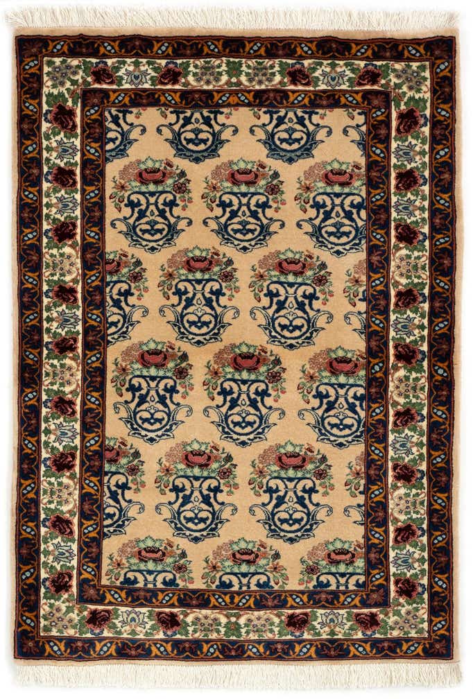 3' 3 x 4' 7 Hand Knotted Bidjar Persian Wool Rug