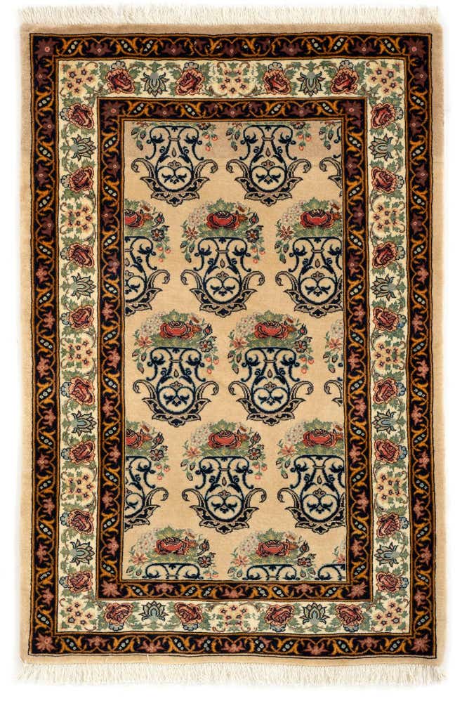 3' 3 x 5' 1 Hand Knotted Bidjar Persian Wool Rug