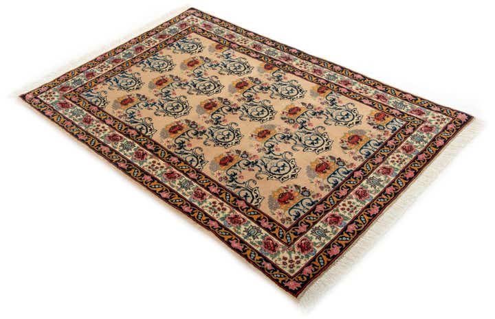 3' 5 x 4' 11 Hand Knotted Bidjar Persian Wool Rug