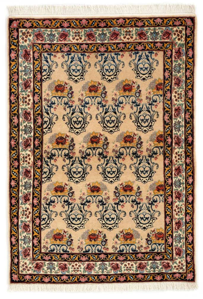 3' 5 x 4' 11 Hand Knotted Bidjar Persian Wool Rug