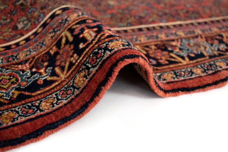 Detail image of 140cm x 215cm anudado a mano Bidjar Alfombra Persa
