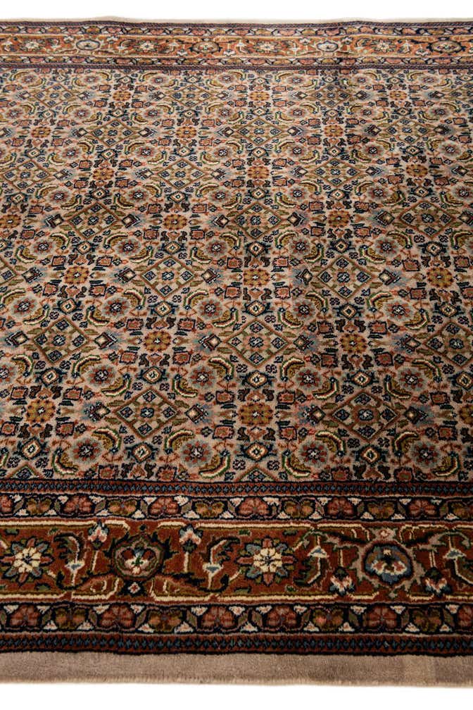 4' 2 x 6' 6 Hand Knotted Bidjar Oriental Wool Rug