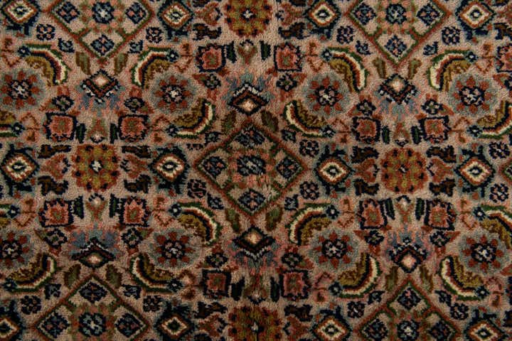 4' 2 x 6' 6 Hand Knotted Bidjar Oriental Wool Rug