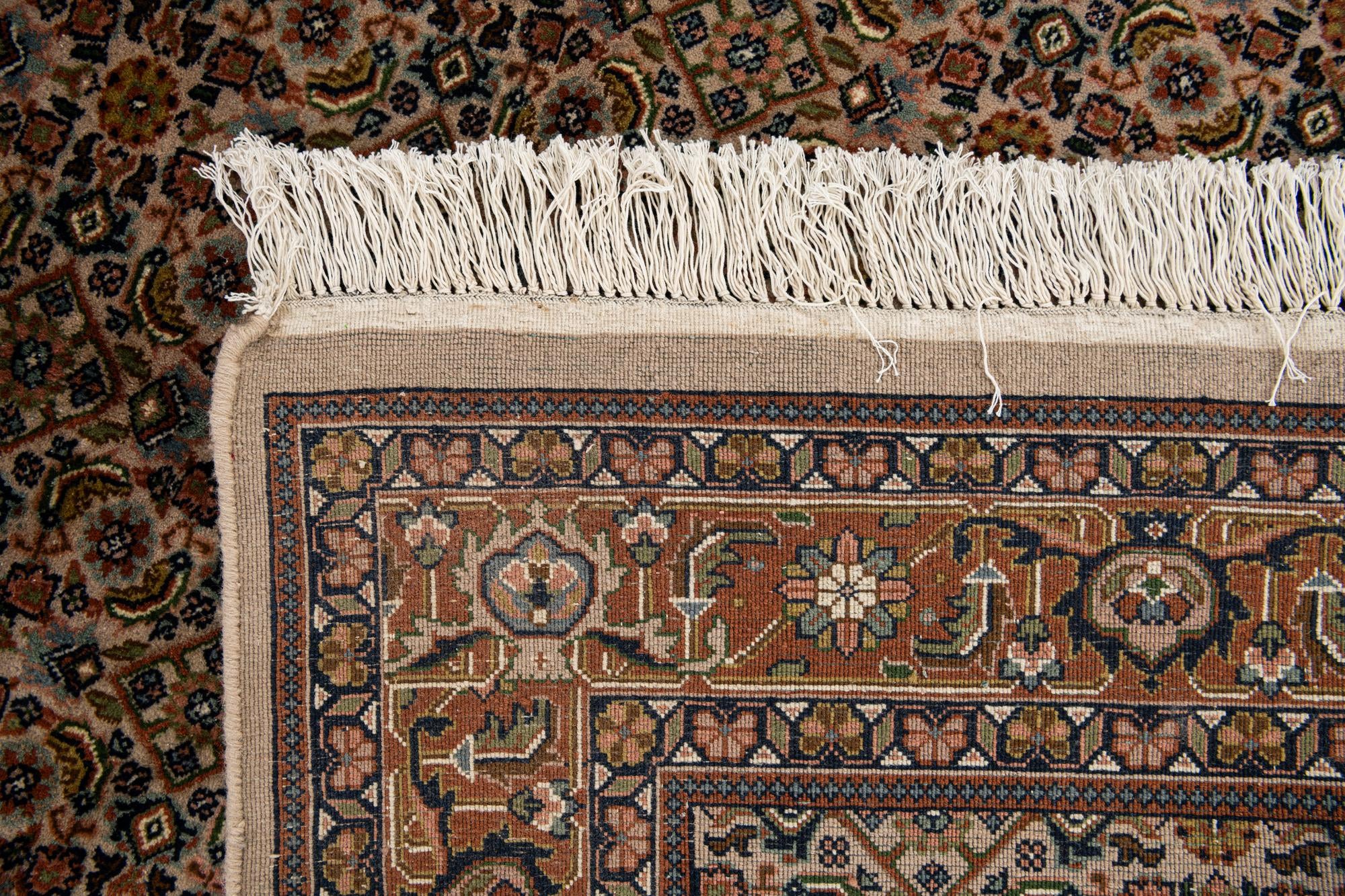 4' 2 x 6' 6 Hand Knotted Bidjar Oriental Wool Rug