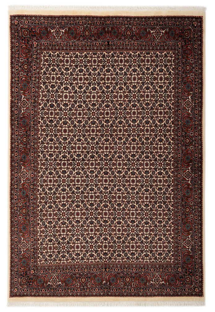 4' 10 x 7' 1 Bidjar With Silk Rug