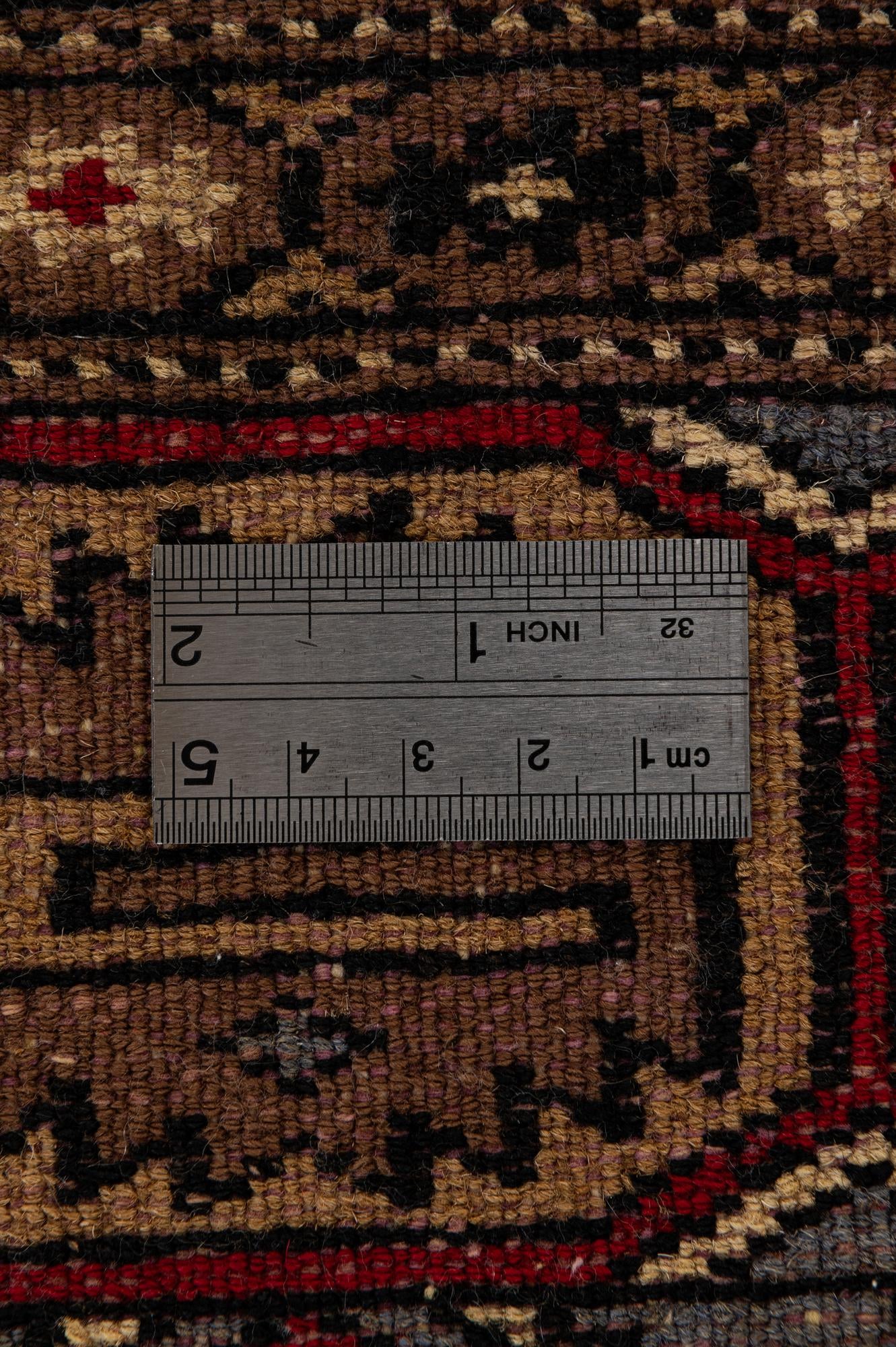 4' 2 x 6' 5 Hand Knotted Bokhara Oriental Wool Rug