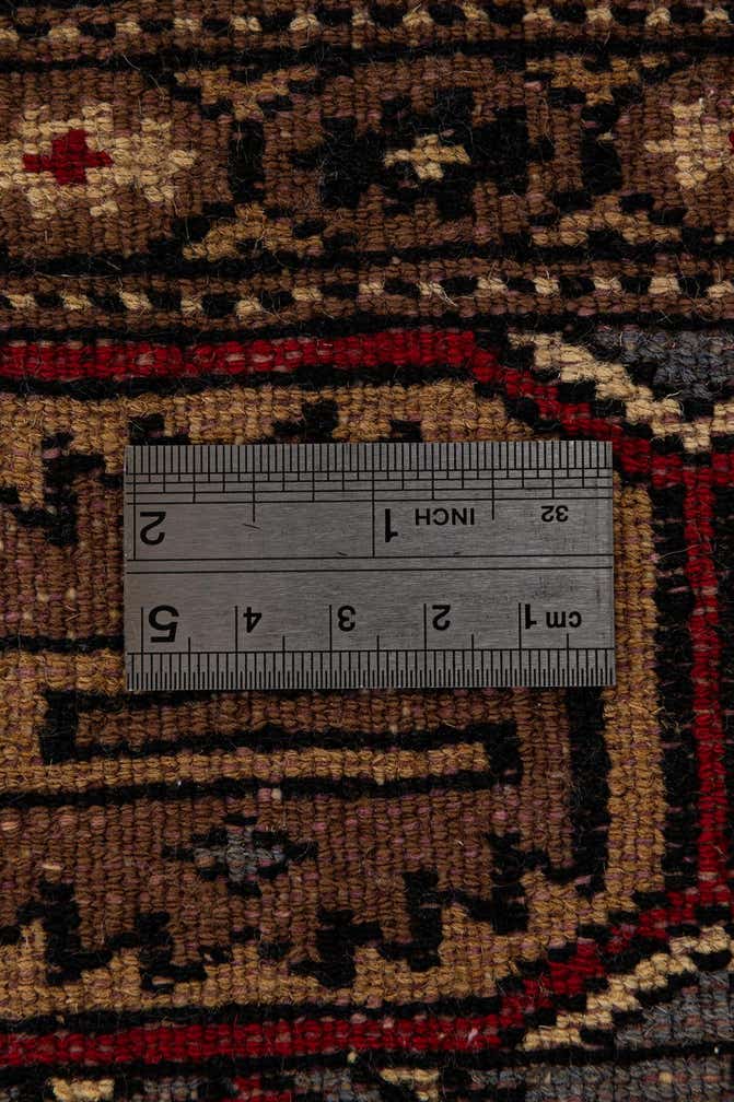 4' 2 x 6' 5 Hand Knotted Bokhara Oriental Wool Rug