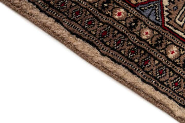 4' 2 x 6' 5 Hand Knotted Bokhara Oriental Wool Rug