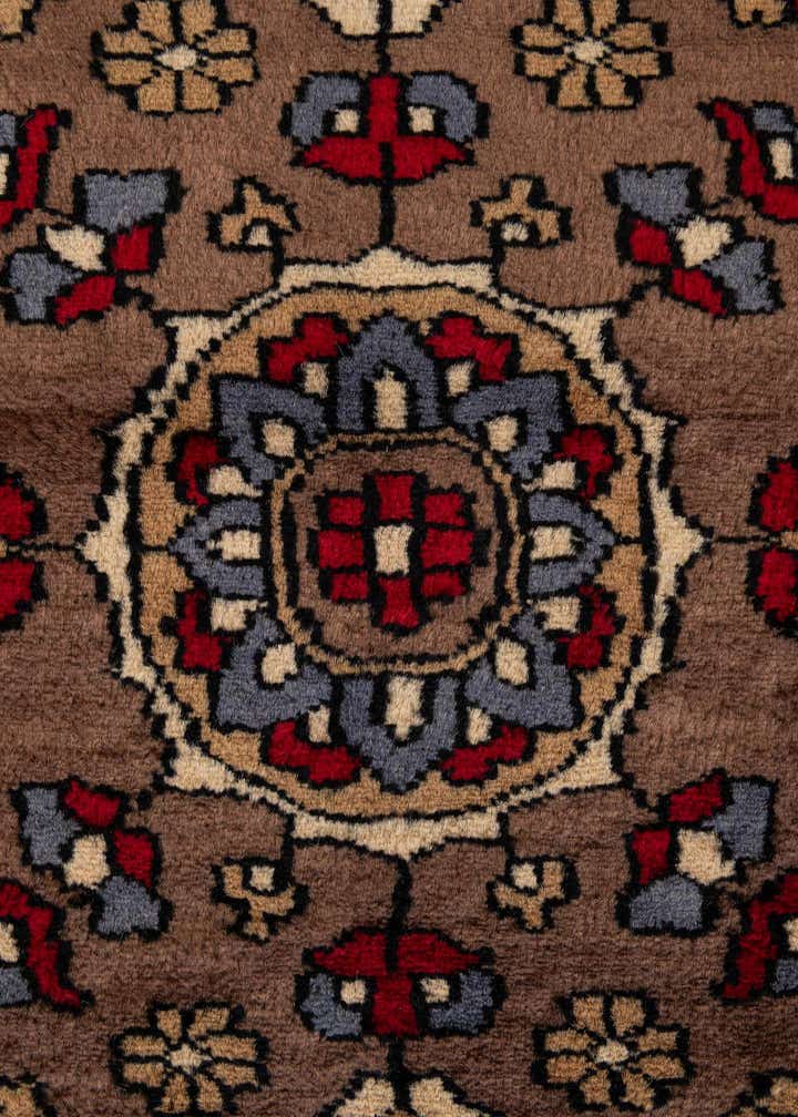 4' 2 x 6' 5 Hand Knotted Bokhara Oriental Wool Rug