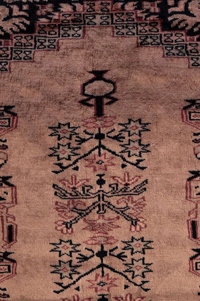 4' 1 x 6' Hand Knotted Bokhara Oriental Wool Rug