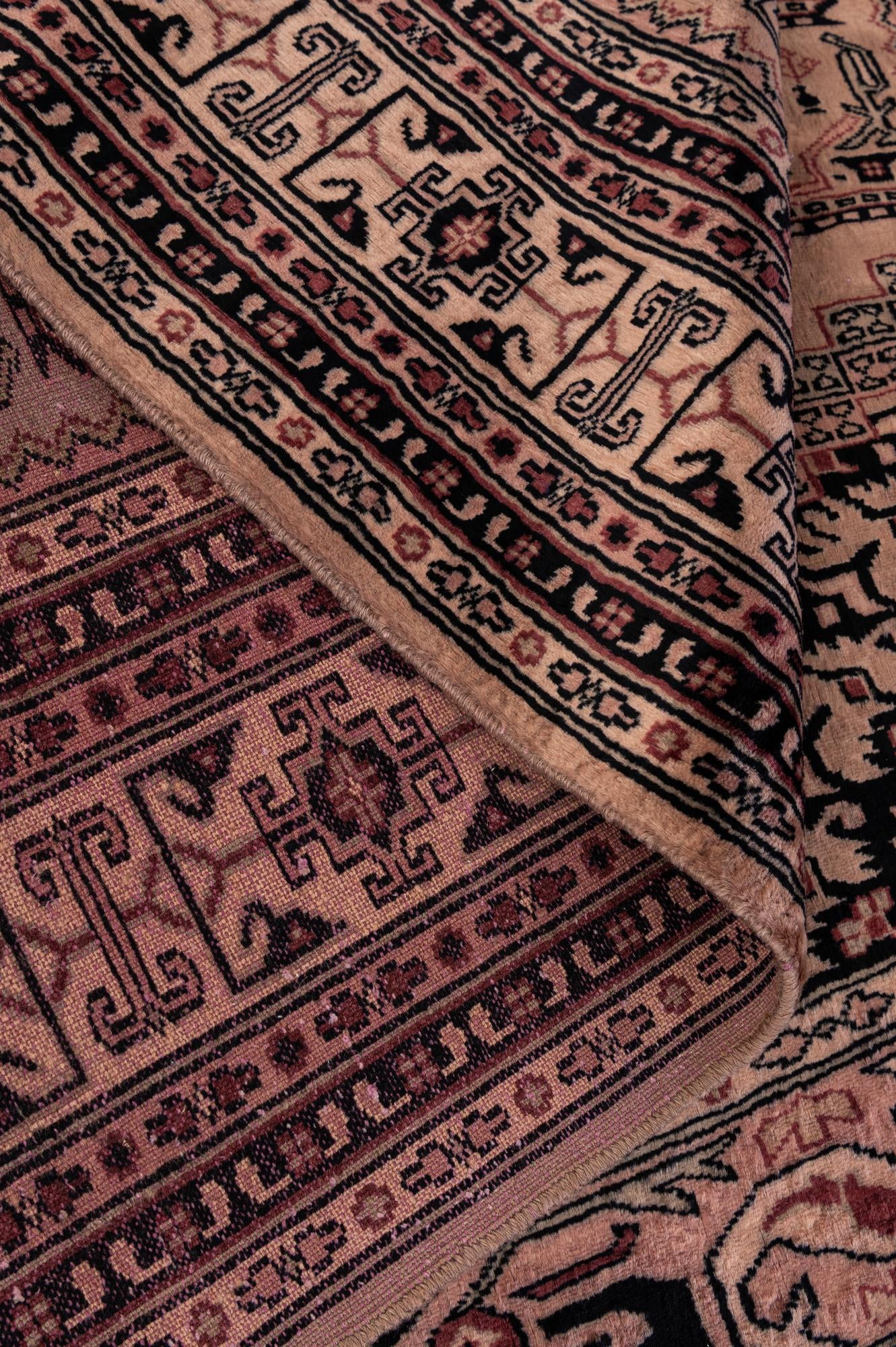 4' 1 x 6' Hand Knotted Bokhara Oriental Wool Rug