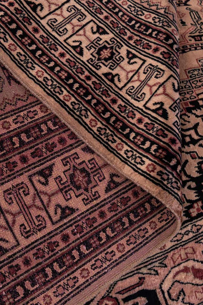 4' 1 x 6' Hand Knotted Bokhara Oriental Wool Rug