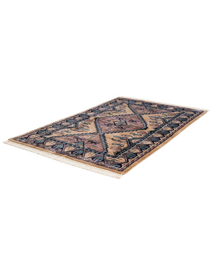 4' 4 x 6' 10 Hand Knotted Bokhara Oriental Rug
