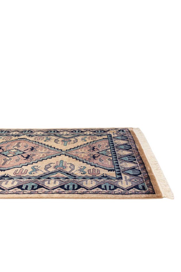 Detail image of 4' 4 x 6' 10 Hand Knotted Bokhara Oriental Rug