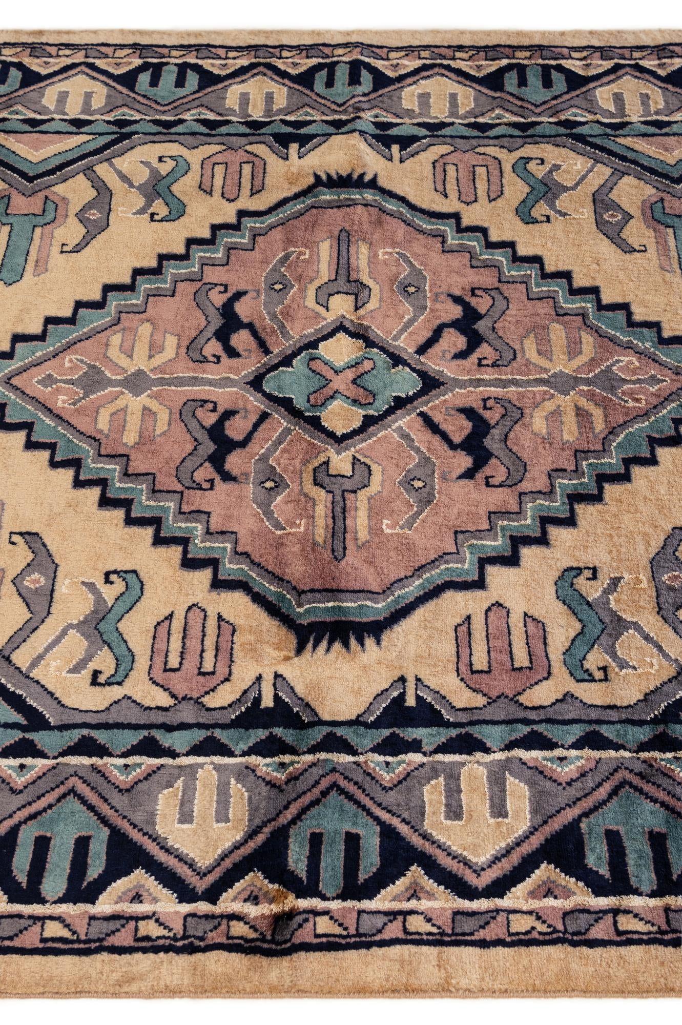 4' 4 x 6' 10 Hand Knotted Bokhara Oriental Rug