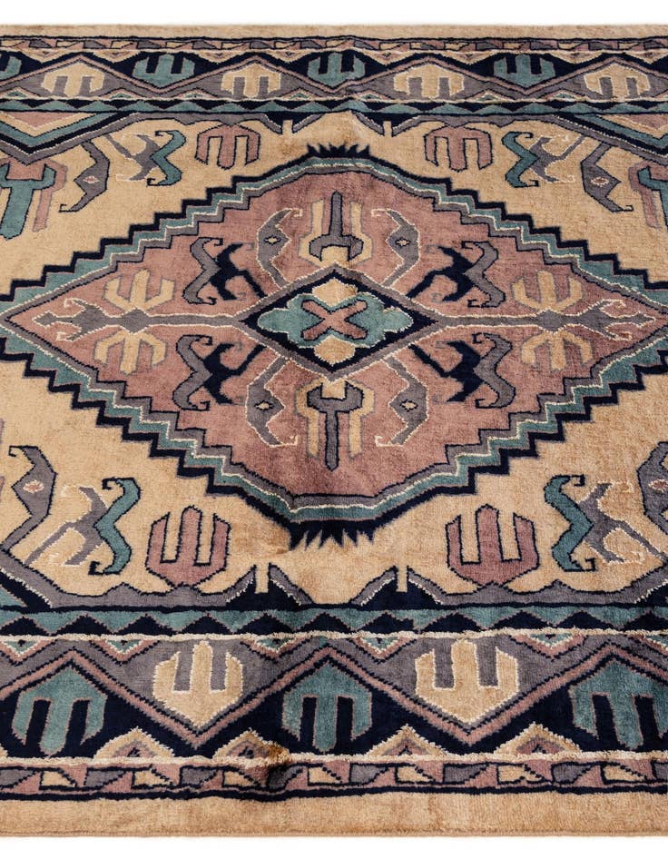 Detail image of 4' 4 x 6' 10 Hand Knotted Bokhara Oriental Rug
