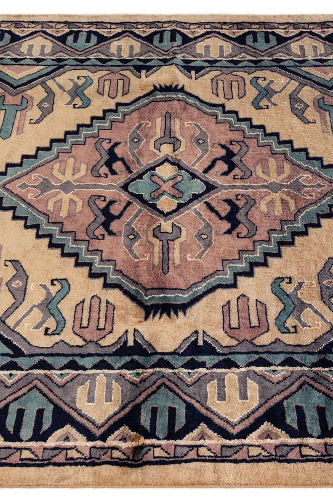 4' 4 x 6' 10 Hand Knotted Bokhara Oriental Rug