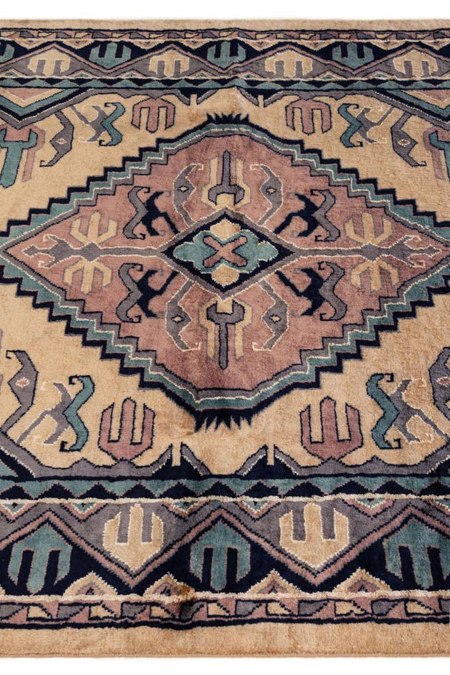 Detail image of 4' 4 x 6' 10 Hand Knotted Bokhara Oriental Rug