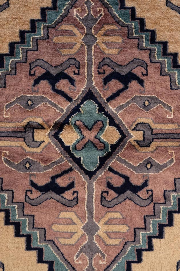 Detail image of 4' 4 x 6' 10 Hand Knotted Bokhara Oriental Rug