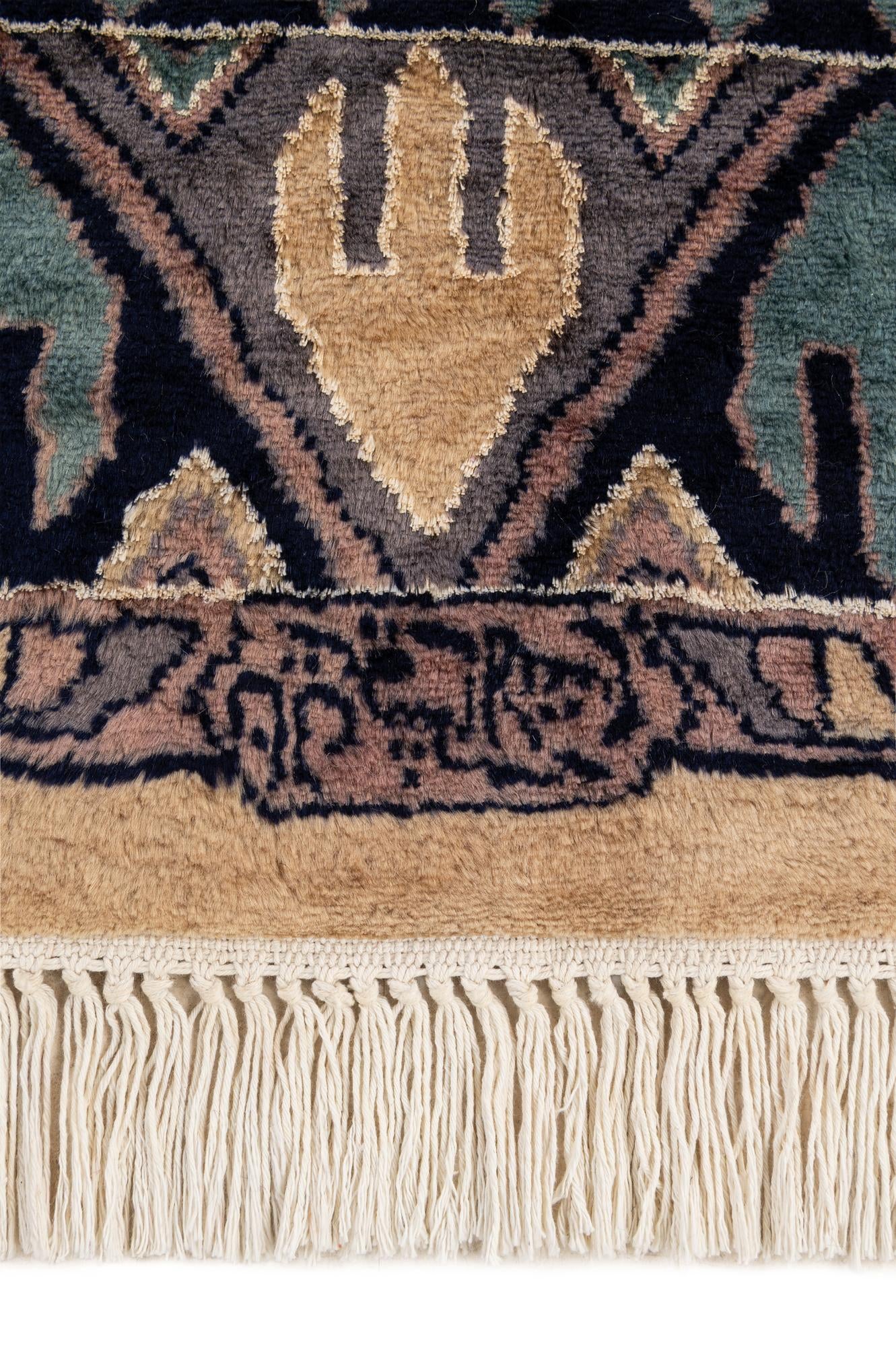 4' 4 x 6' 10 Hand Knotted Bokhara Oriental Rug
