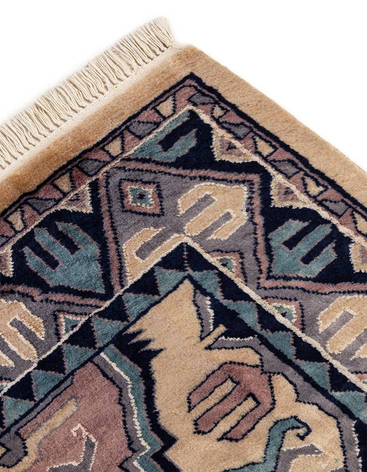 Detail image of 4' 4 x 6' 10 Hand Knotted Bokhara Oriental Rug