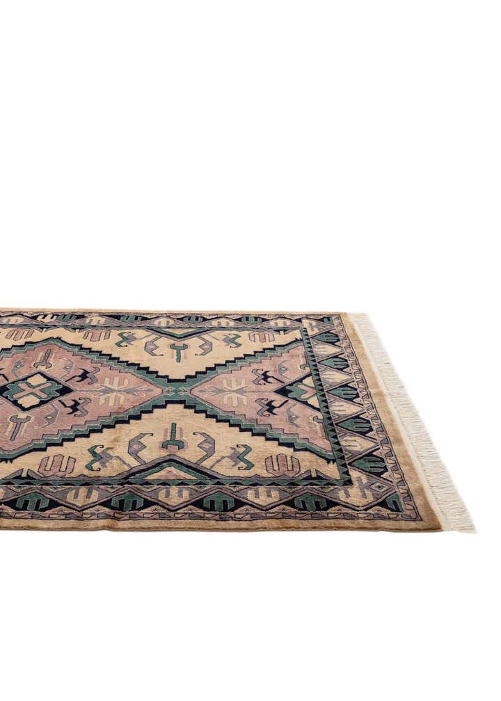 5' 2 x 7' 8 Hand Knotted Bokhara Oriental Rug