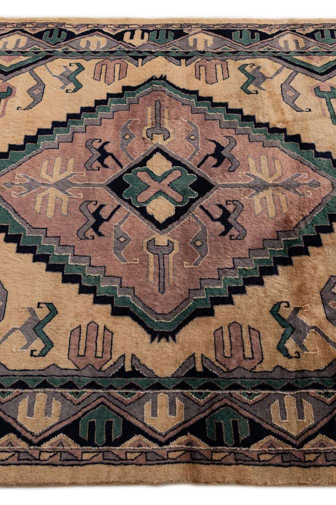 5' 2 x 7' 8 Hand Knotted Bokhara Oriental Rug
