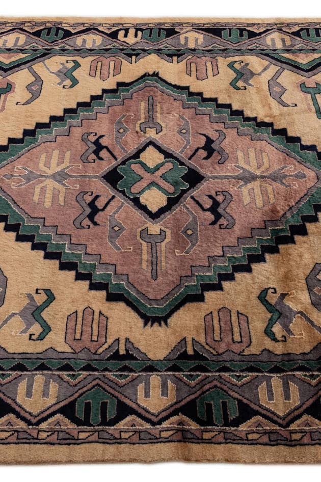 Detail image of 5' 2 x 7' 8 Hand Knotted Bokhara Oriental Rug