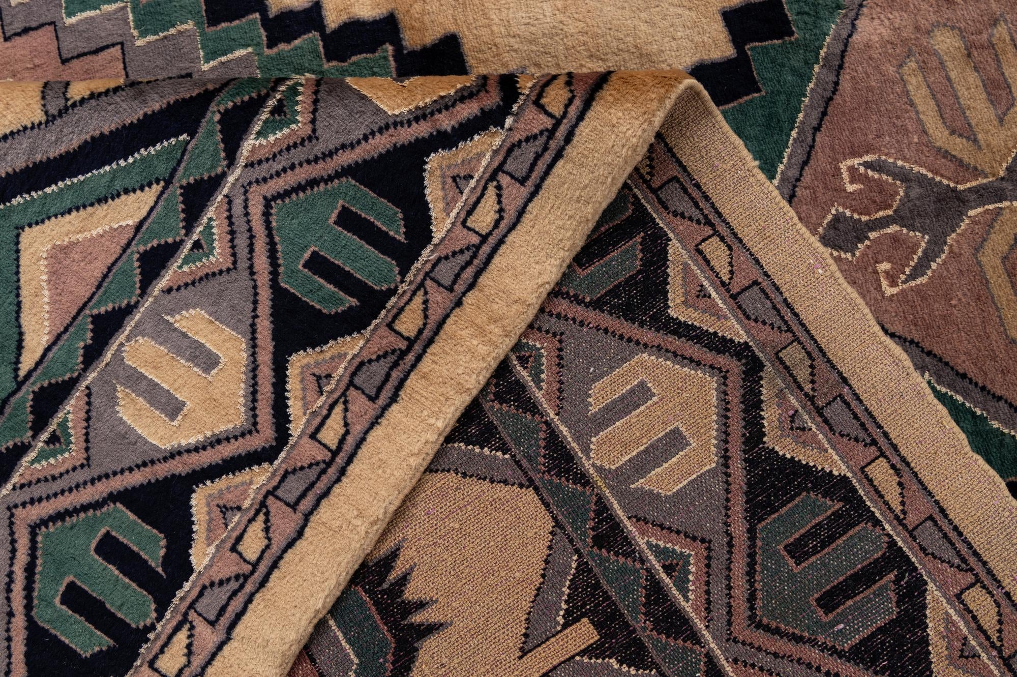 5' 2 x 7' 8 Hand Knotted Bokhara Oriental Rug