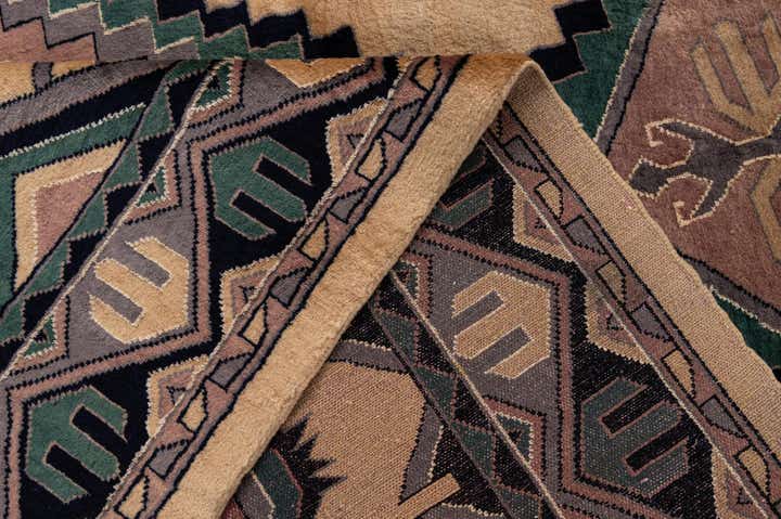 5' 2 x 7' 8 Hand Knotted Bokhara Oriental Rug