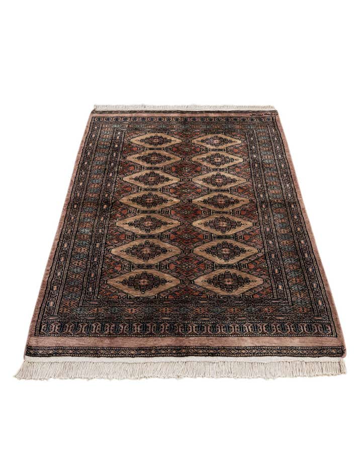 3' 2 x 5' 3 Hand Knotted Bokhara Oriental Wool Rug