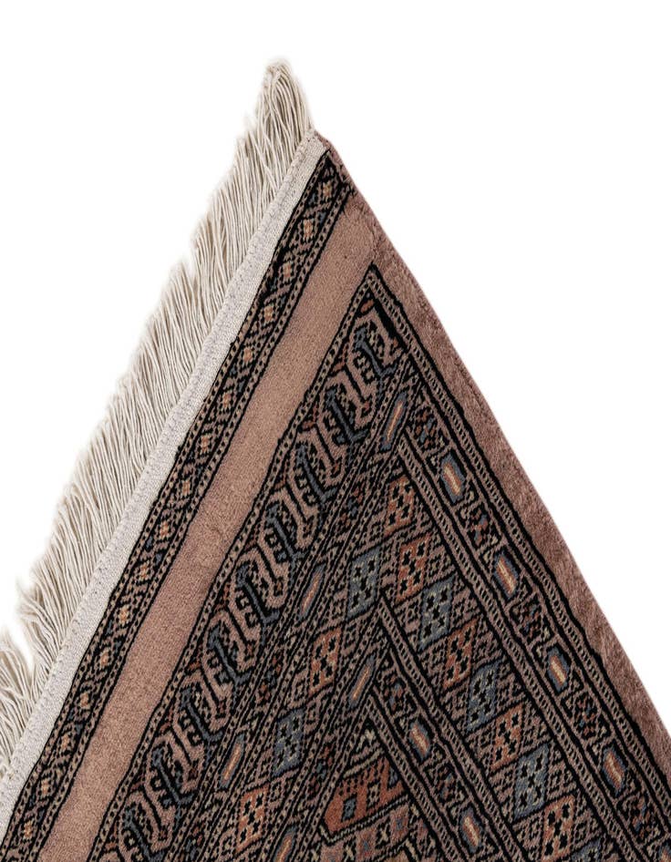 Detail image of 3' 2 x 5' 3  Hand Knotted Bokhara Oriental Wool Rug