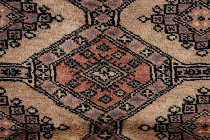 3' 2 x 5' 3 Hand Knotted Bokhara Oriental Wool Rug