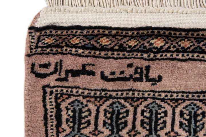 3' 2 x 5' 3 Hand Knotted Bokhara Oriental Wool Rug