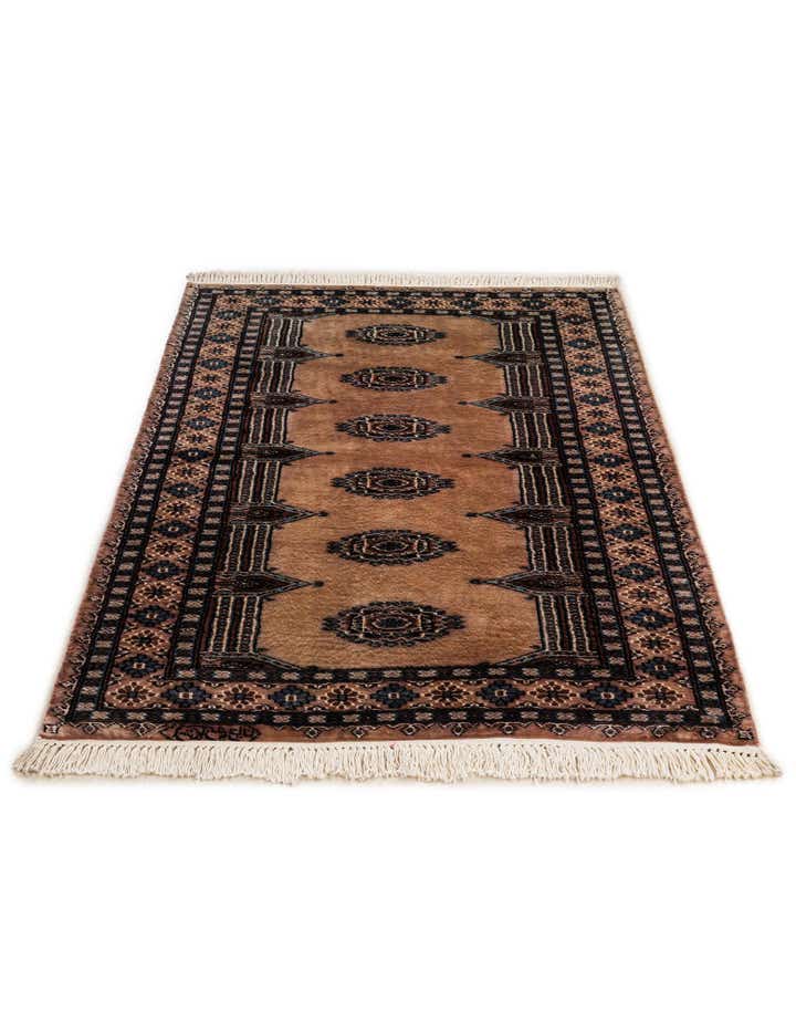 3' 4 x 5' 1 Hand Knotted Bokhara Oriental Rug
