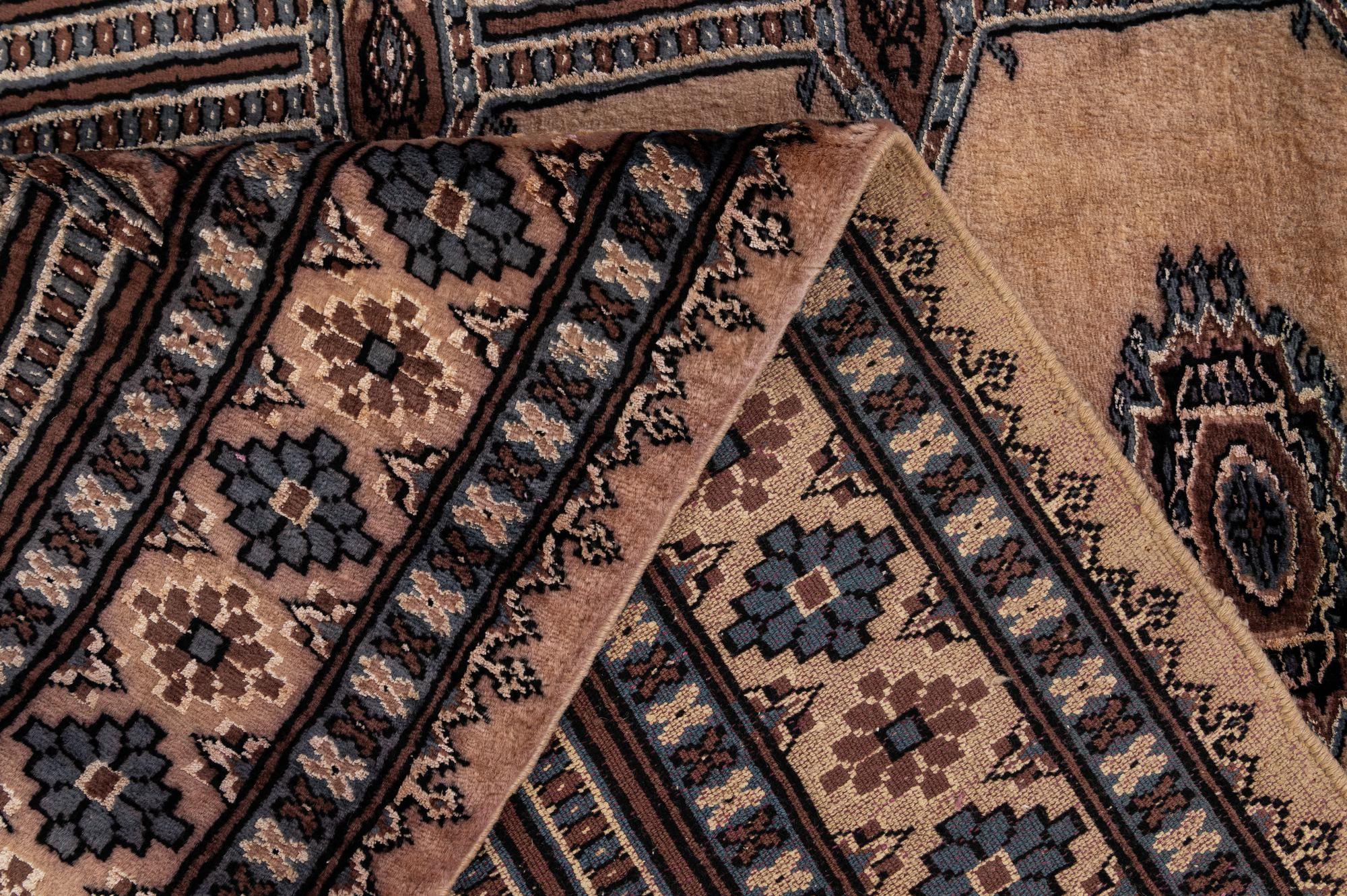 3' 4 x 5' 1 Hand Knotted Bokhara Oriental Rug