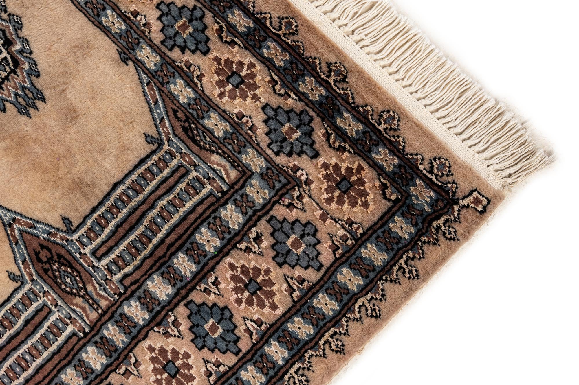 3' 4 x 5' 1 Hand Knotted Bokhara Oriental Rug