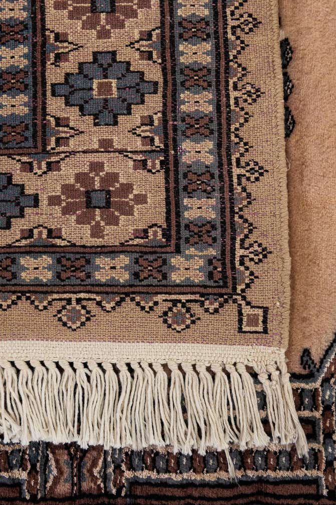 3' 4 x 5' 1 Hand Knotted Bokhara Oriental Rug